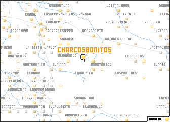 map of Charcos Bonitos