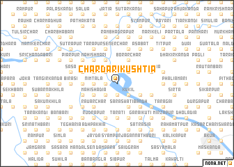 map of Char Dari Kushtia