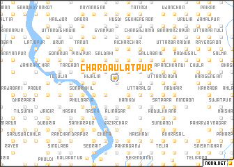 map of Char Daulatpur