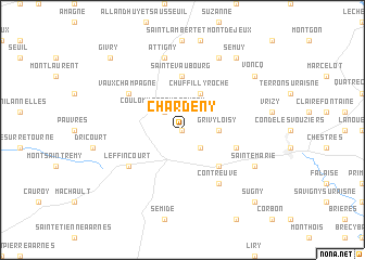 map of Chardeny