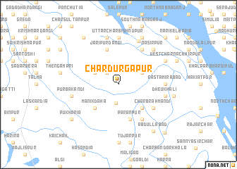 map of Char Durgāpur