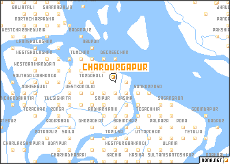 map of Char Durgāpur