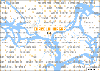 map of Char Elāhinagar