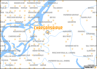 map of Char Gonsāipur