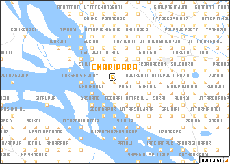 map of Chāripāra
