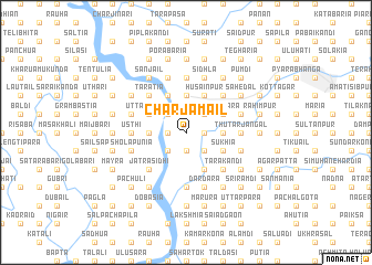 map of Char Jāmāil
