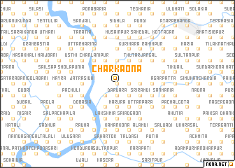 map of Char Kāona