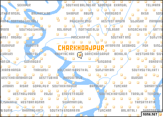 map of Char Khoājpur