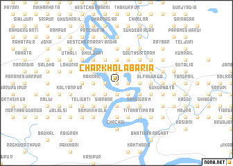 map of Char Kholābāria