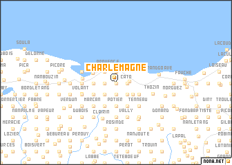 map of Charlemagne