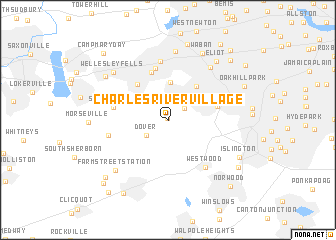 map of Charles River Village