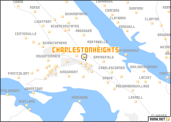 map of Charleston Heights