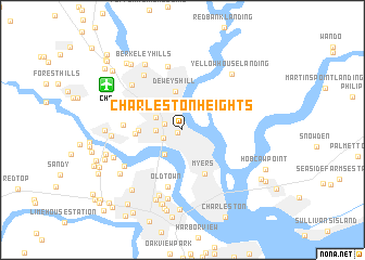 map of Charleston Heights