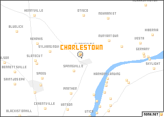 map of Charlestown