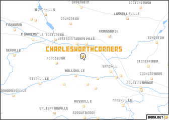 map of Charlesworth Corners