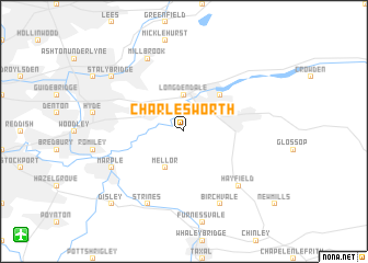 map of Charlesworth