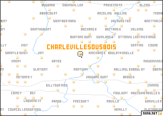 map of Charleville-sous-Bois