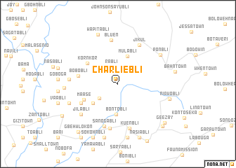 map of Charliebli