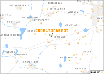 map of Charlton Depot
