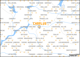 map of Charlus