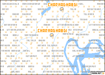 map of Char Mādhabdi