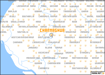 map of Char Maghua