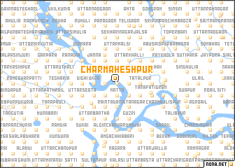 map of Char Maheshpur