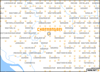 map of Char Māndāri