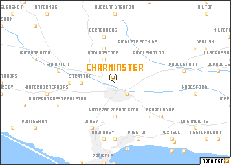 map of Charminster