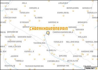 map of Charmkhowrān-e Pā\
