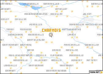 map of Charmois