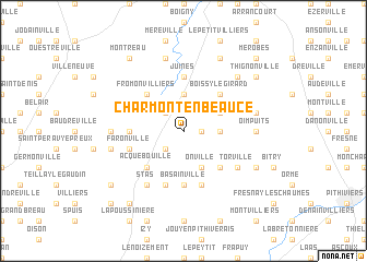 map of Charmont-en-Beauce