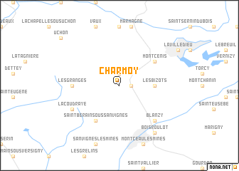 map of Charmoy