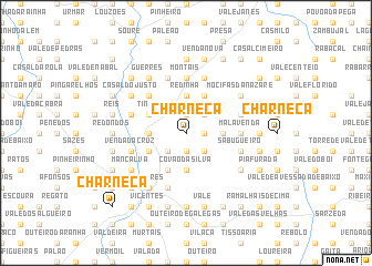 map of Charneca