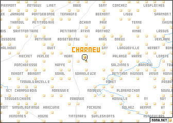 map of Charneu