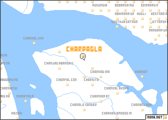 map of Char Pāgla