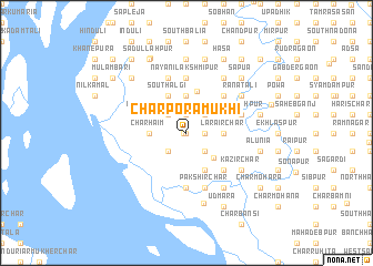 map of Char Porāmukhi