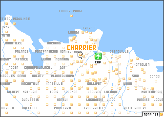 map of Charrier
