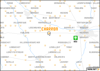 map of Charron