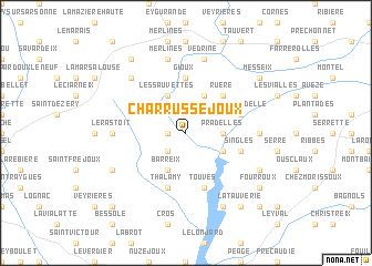 map of Charrusséjoux