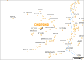 map of Chār Shāi