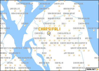 map of Char Sifali