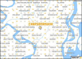 map of Char Sonāmukhi