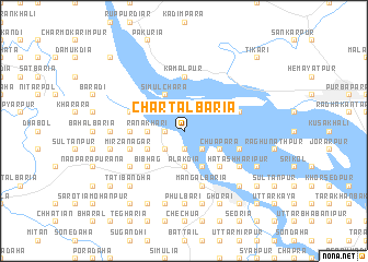 map of Char Tālbāria