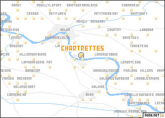 map of Chartrettes