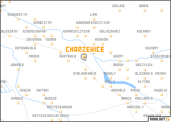 map of Charzewice