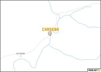 map of Chaseba