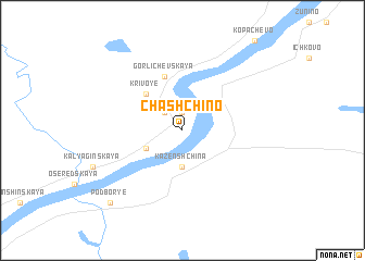 map of Chashchino