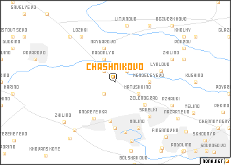 map of Chashnikovo