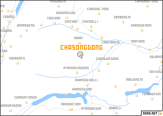 map of Chasŏng-dong